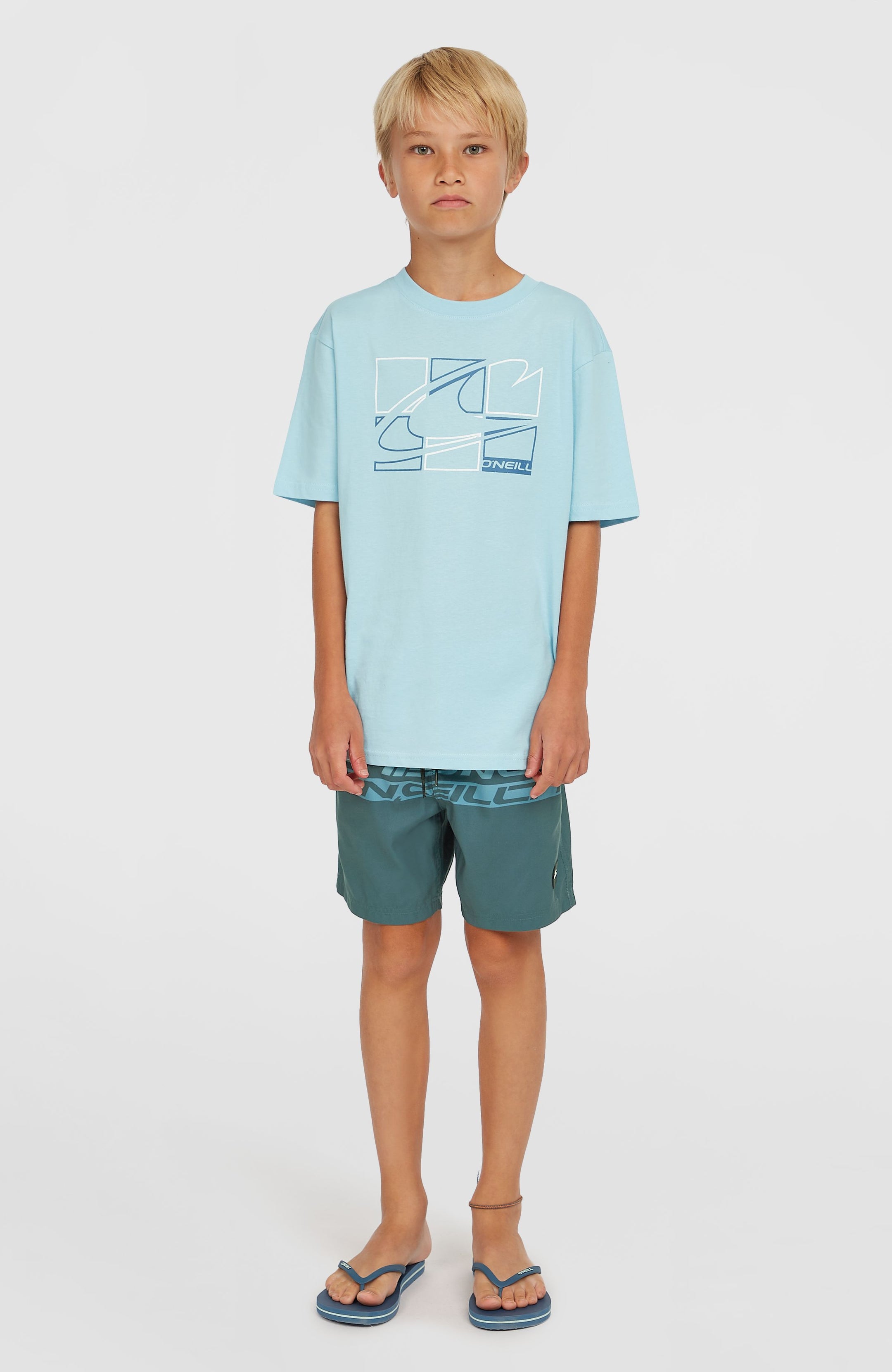 O'Neill Cali Stripe 14" Swimshorts - Blue Upside Down