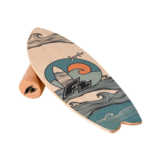 F2 Balance Board Surfer Balance Training 87x32cm