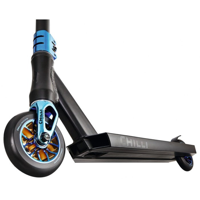 Chilli - Stuntstep Reaper - 110mm Wielen - blue / gold Chilli