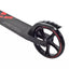 Close-up of a XPR urban scooter wheel on a white background